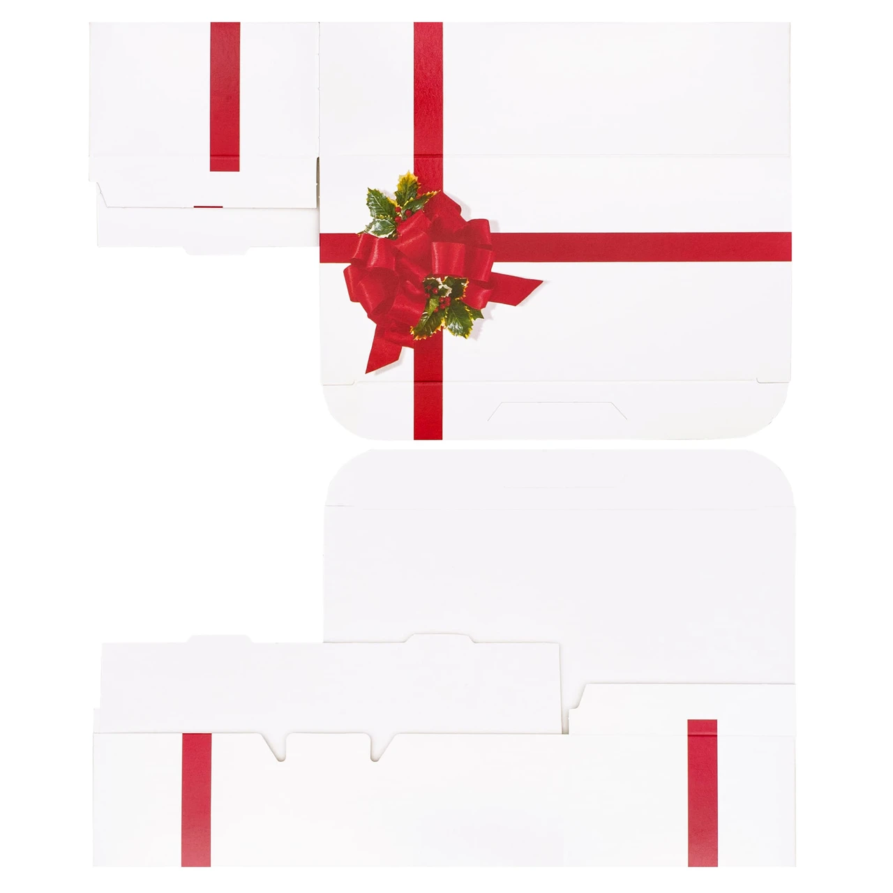 250 Boxes - 1 lb. Candy & Fudge Boxes - Ribbon N' Holly