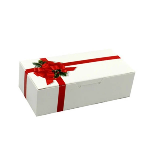 250 Boxes - 1 lb. Candy & Fudge Boxes - Ribbon N' Holly