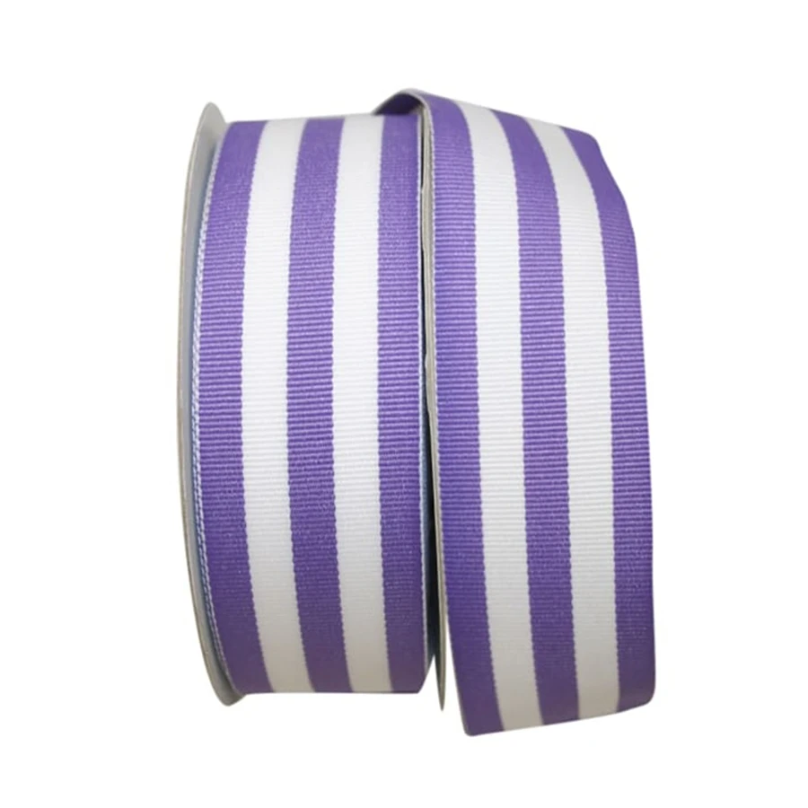 Grosgrain Stripe Ribbon - Lavender