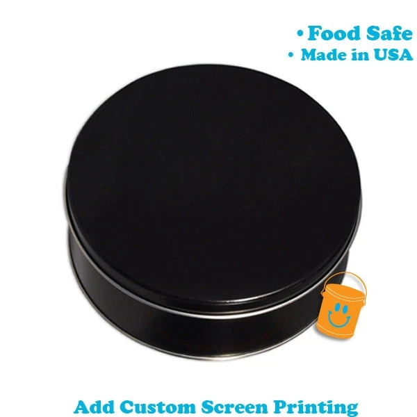 15 Tins - Round Cookie Tins - 8-1/8 Dia. x 3 High