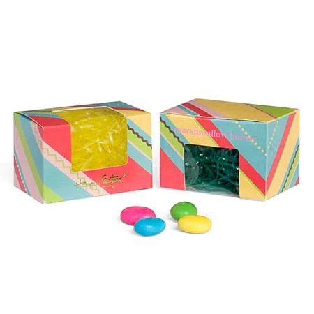 250 Boxes - 1/2 lb. Easter Stripe - Egg Boxes