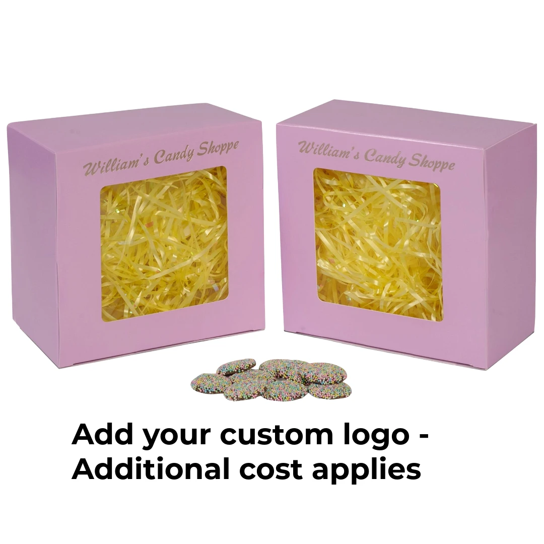 100 Boxes - Lavender Bakery Boxes with Window
