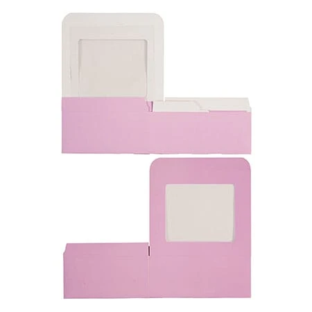 100 Boxes - Lavender Bakery Boxes with Window