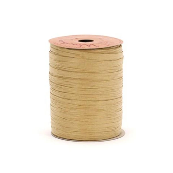 Tan Matte Paper Wraphia II - 100 Yards