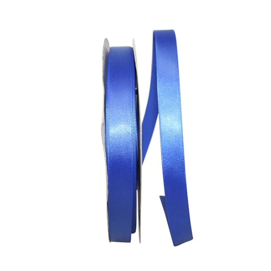 100 Yards - 5/8" - Royal Single Face Satin Ribbon