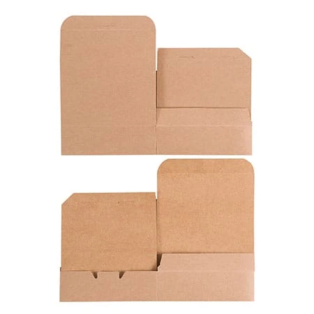 50 Boxes - 1 lb. Candy & Fudge Boxes - Square Kraft